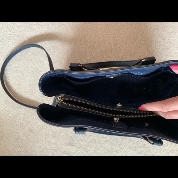 Kate Spade Medium Satchel in dark blue - Picture 8 of 9